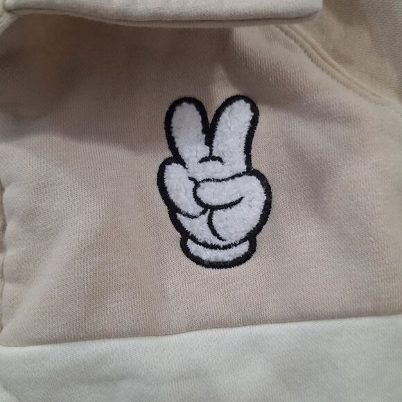 Disney Mickey Mouse Peace Sign Sweatshirt - Picture 7 of 7